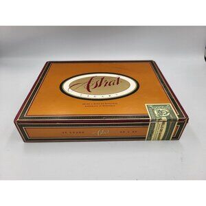 Vtg Astral Wooden Cigar Box Made In Honduras Holds 25 Large Cigars